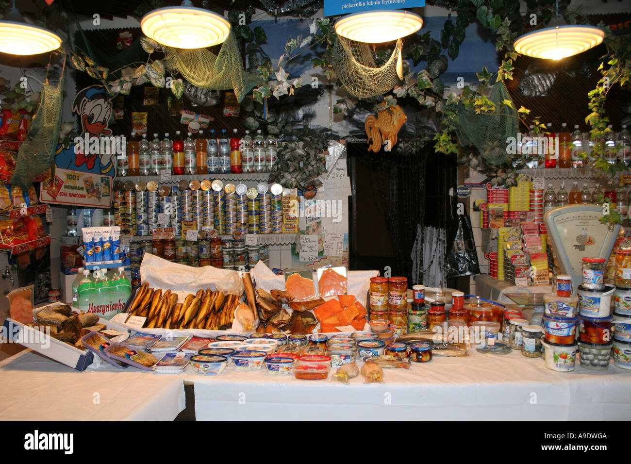 Polish delicatessen Krakow Stock Photo Alamy