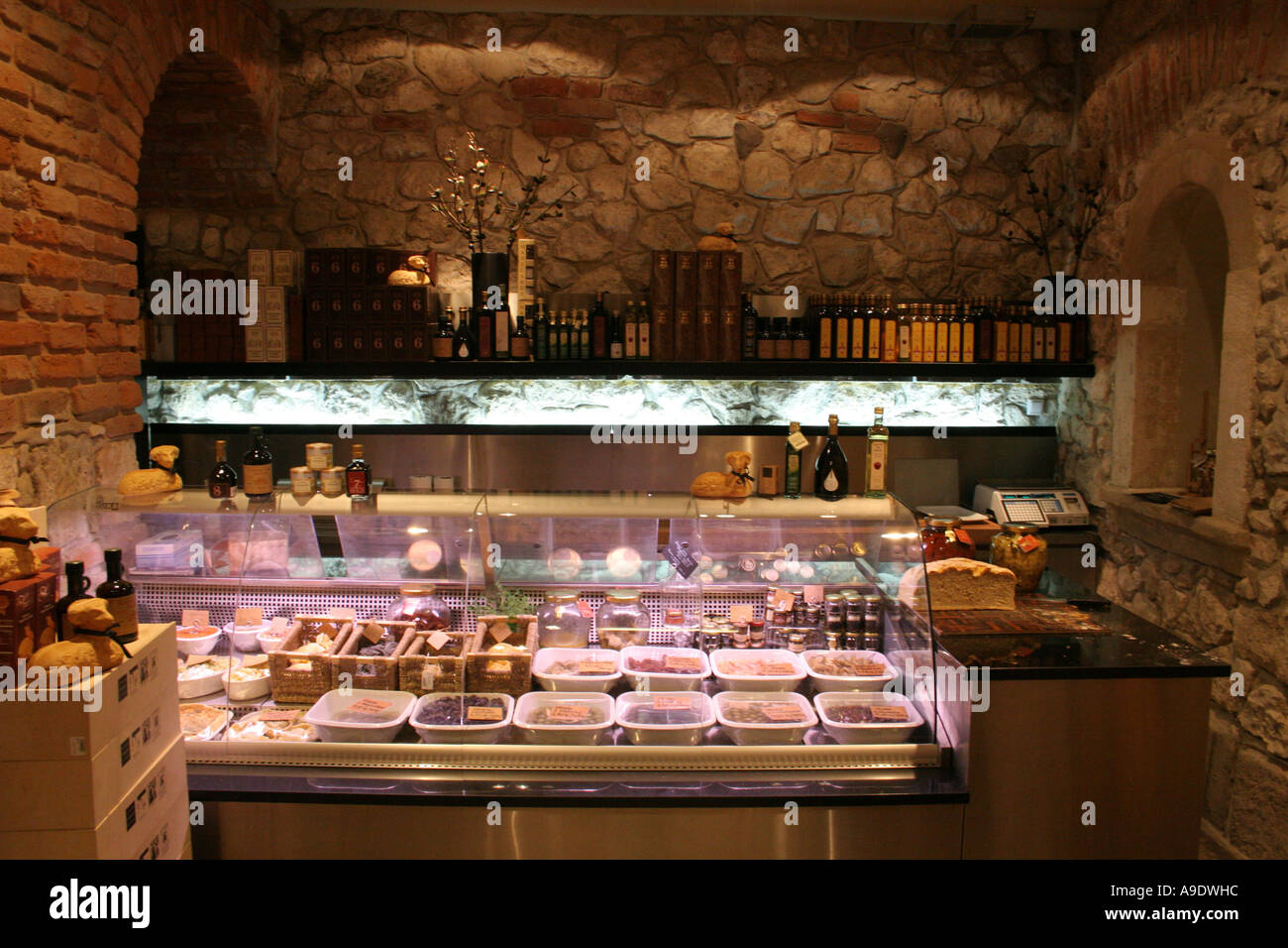 Polish delicatessen Krakow Stock Photo Alamy