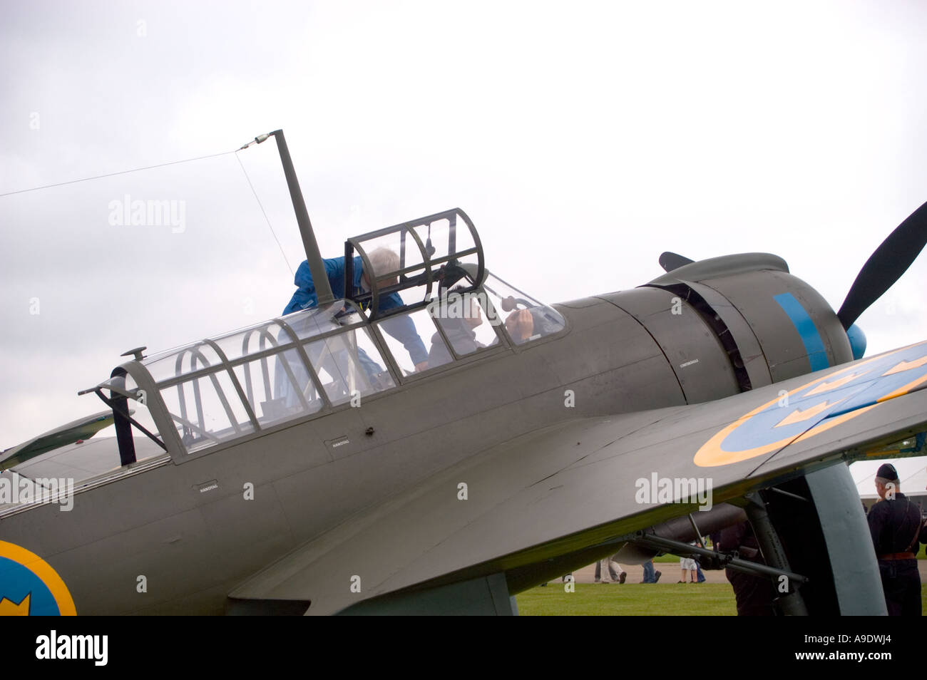 SAAB B17A Swedish Air Force Stock Photo - Alamy