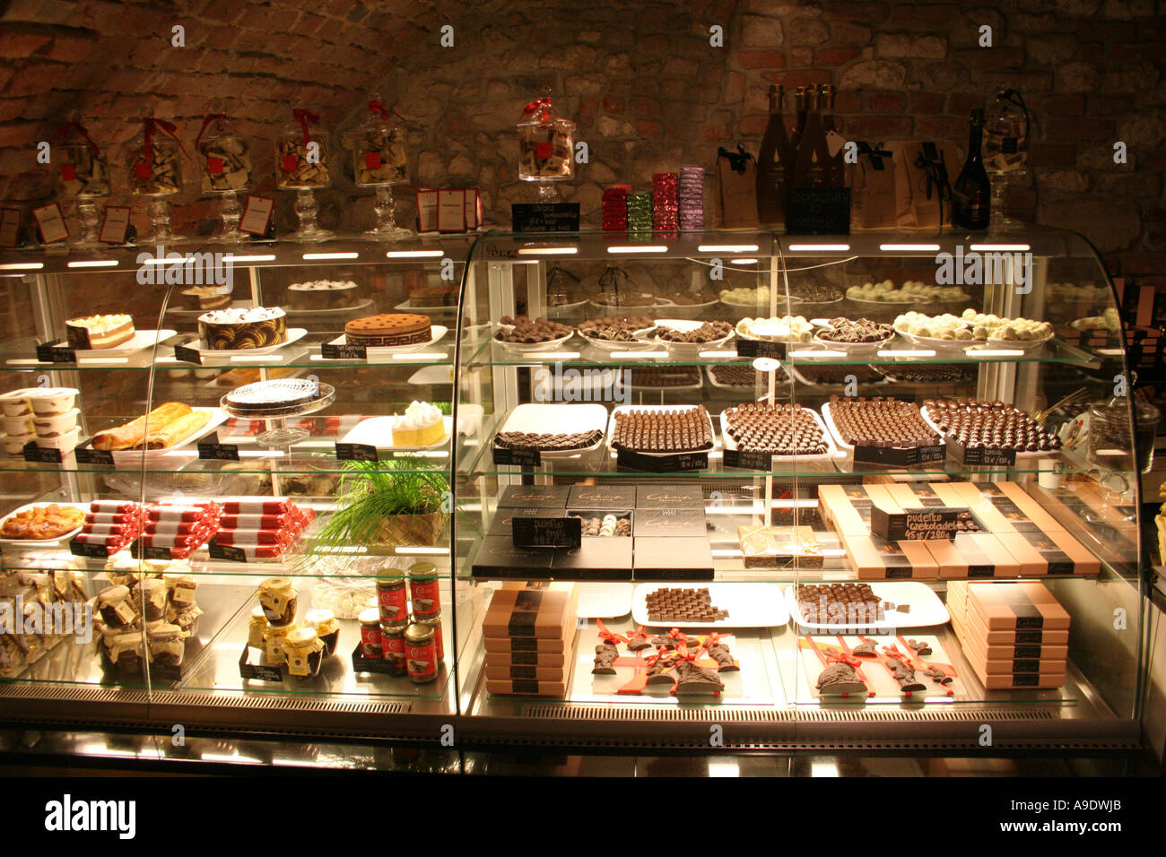 Polish delicatessen Krakow Stock Photo Alamy