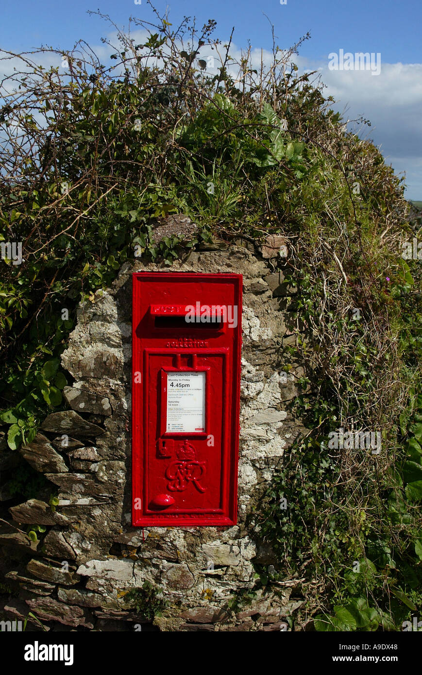 Post box UK Stock Photo