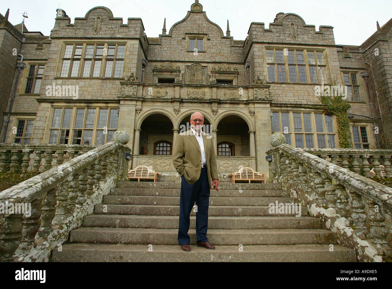 Peter de Savary owner of Bovey Castle near Moretonhampstead in the Dartmoor National Park in Devon UK Stock Photo