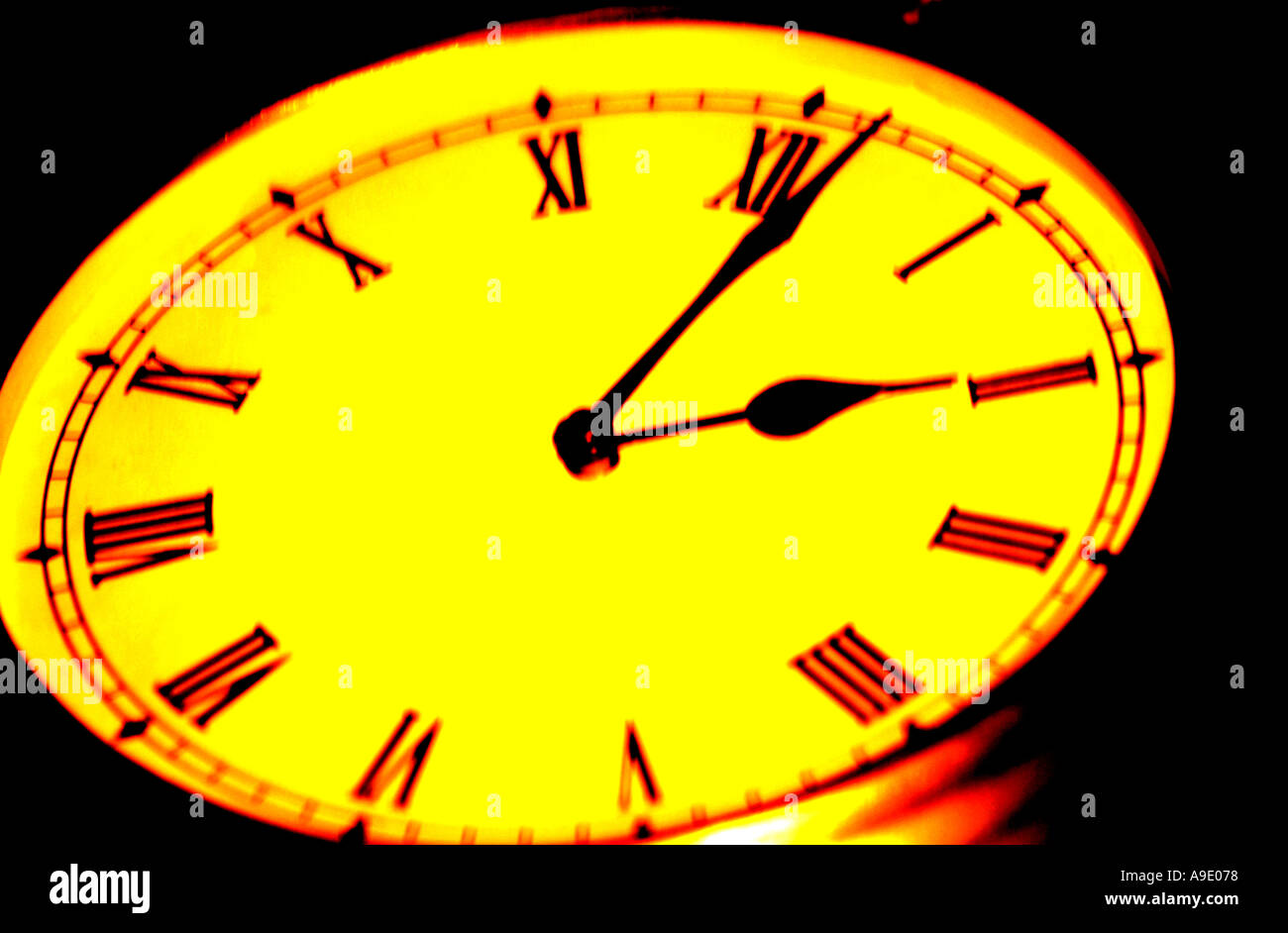 Absract Clocks Horizontal absract color image of the face of a clock Stock Photo - Alamy