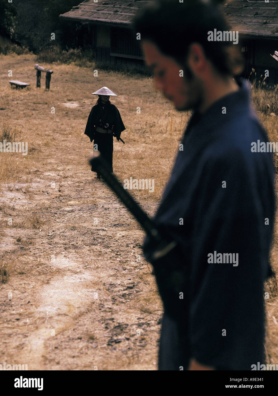 Men in traditional samurai hi-res stock photography and images - Alamy