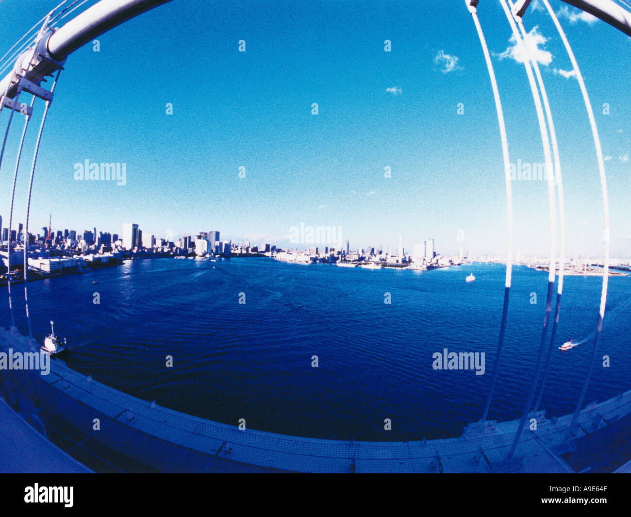 Aerial image of tokyo bay hi-res stock photography and images - Alamy