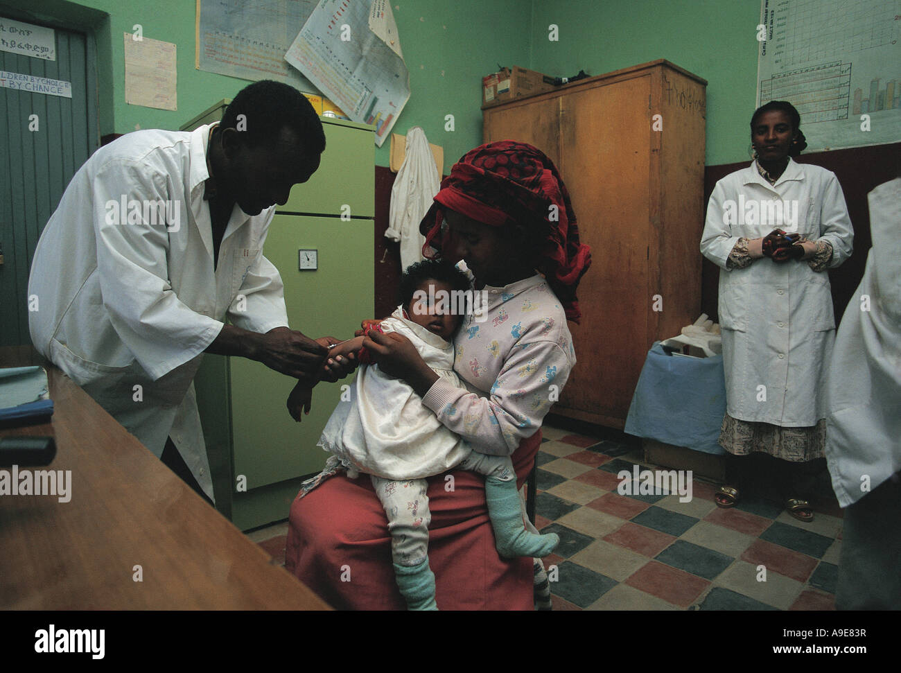 Ethiopian child medical treatment hires stock photography and images