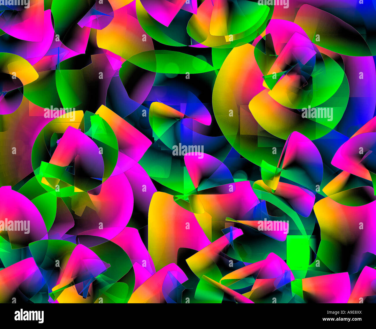 Future scape Is An Abstract Art Image. Stock Photo