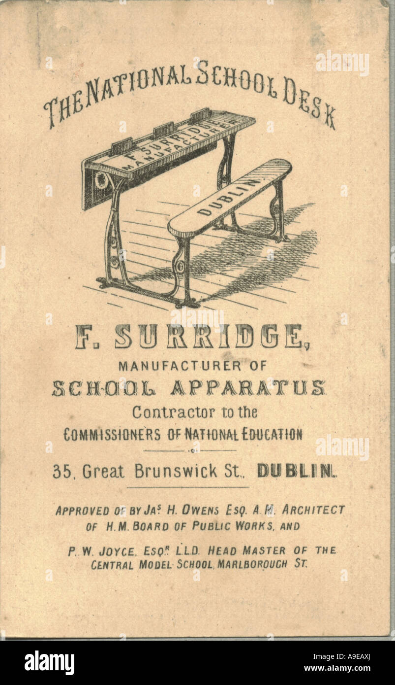 Victorian school children desk hi-res stock photography and images - Alamy