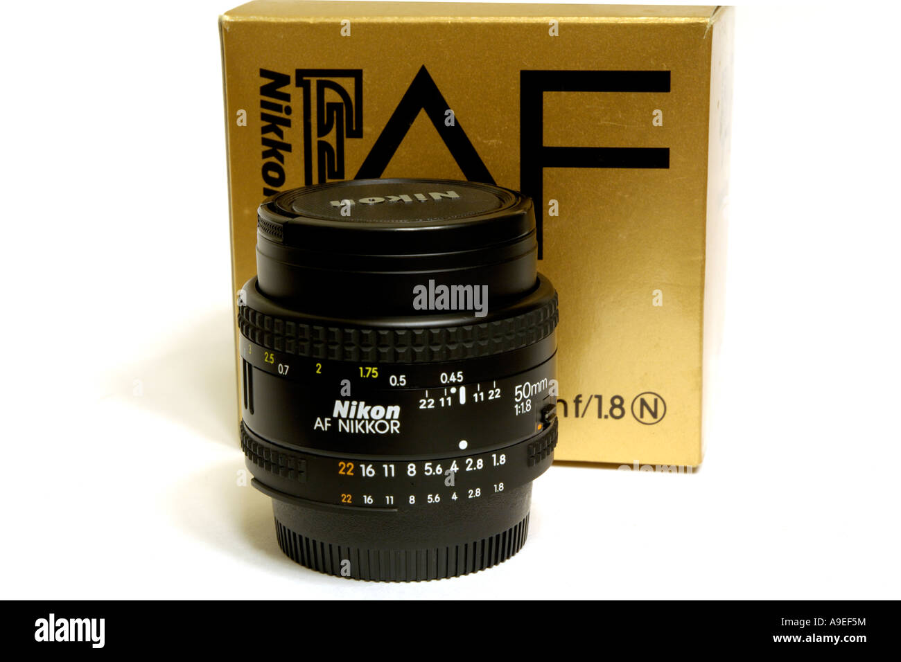 Modern autofocus prime lens Stock Photo Alamy