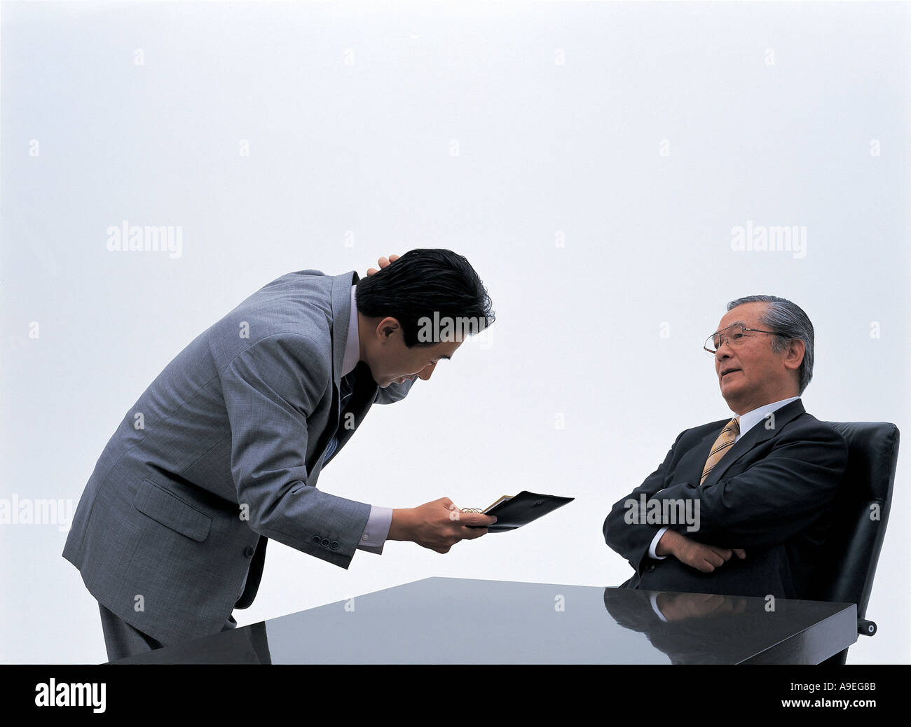 Businessmen in office Stock Photo