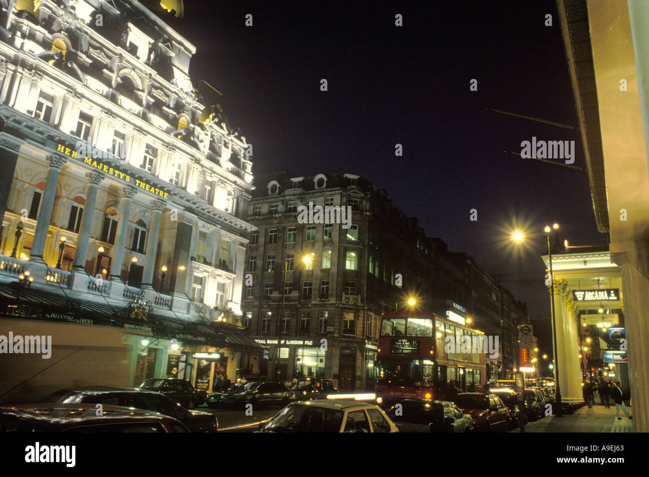 Her Majesty s Theatre Haymarket London PHOTO HOMER SYKES Stock Photo