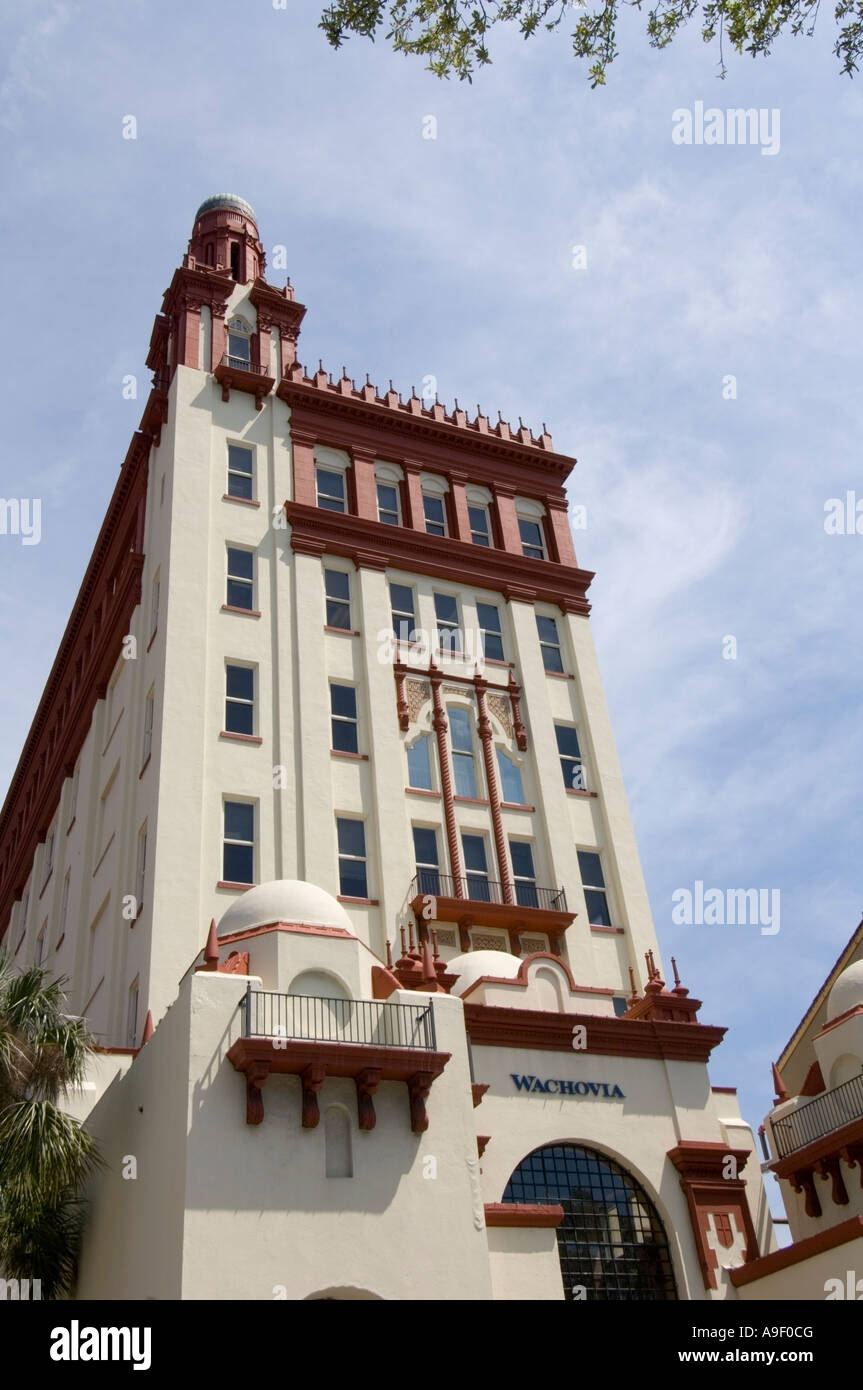 The Old City Buildings St Augustine  - Florida - USA Stock Photo