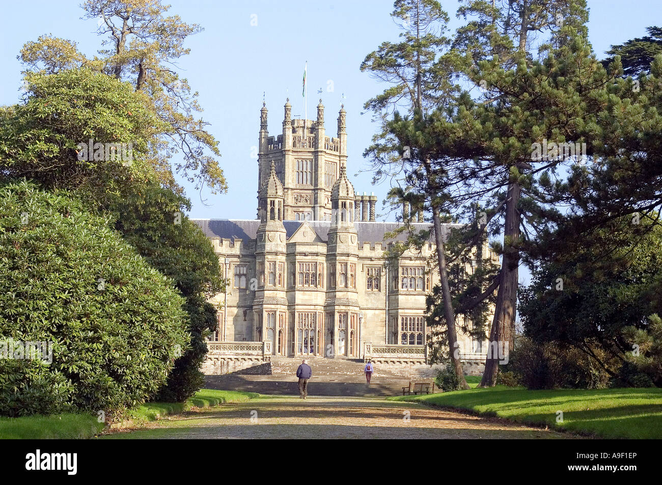 Margam Castle Margam Park Port Talbot South Wales Stock Photo Alamy