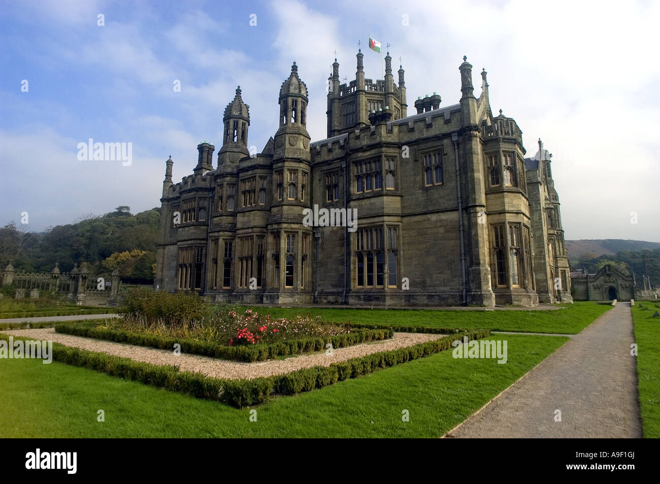 Margam Castle Margam Park Port Talbot South Wales Stock Photo Alamy