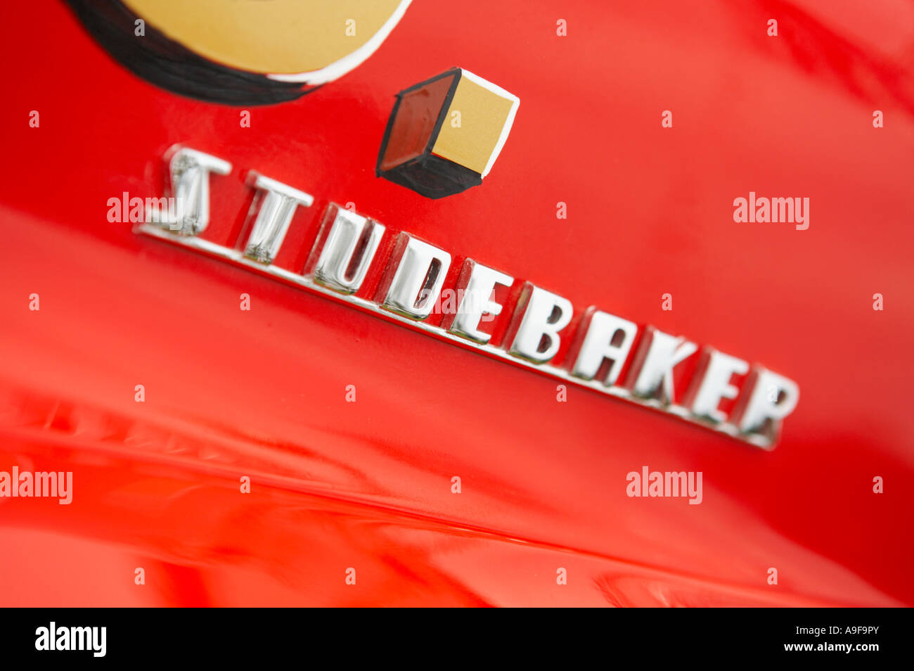 Studebaker Fire Appliance Badge Stock Photo