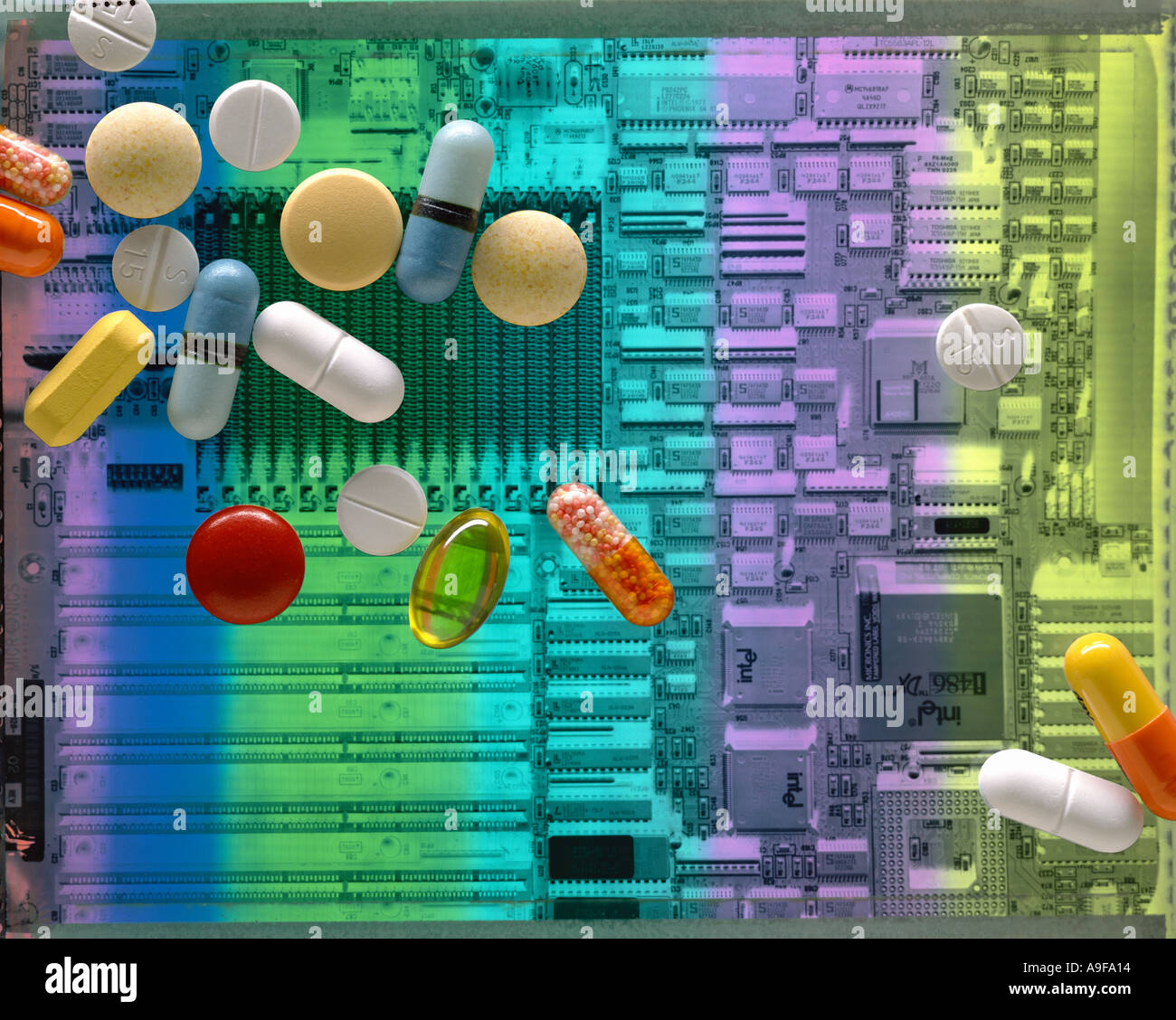 Pill Tech Pill technology hi-res stock photography and images - Alamy