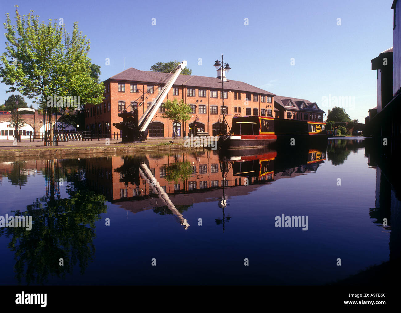Coventry Canal Basin Coventry UK Stock Photo Alamy
