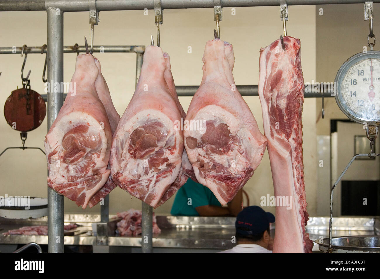 Hung meat hi-res stock photography and images - Alamy