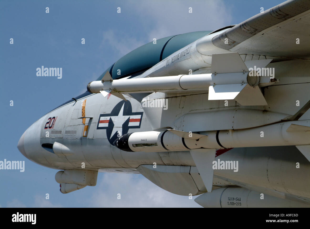National Museum of Naval Flying Pensacola US Navy F 14 Tomcat Stock Photo