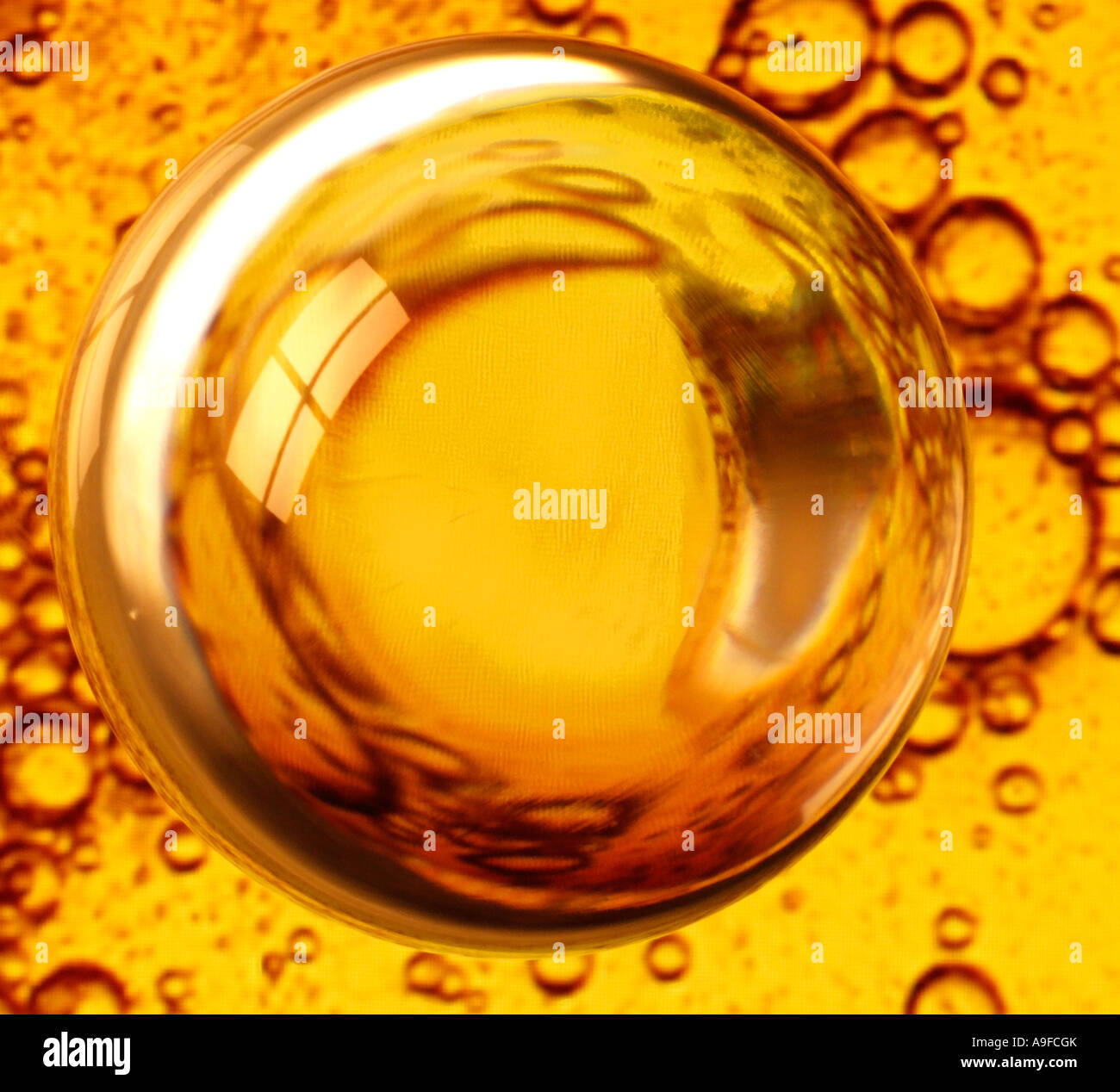 GOLDEN BUBBLE Stock Photo 12350658 Alamy