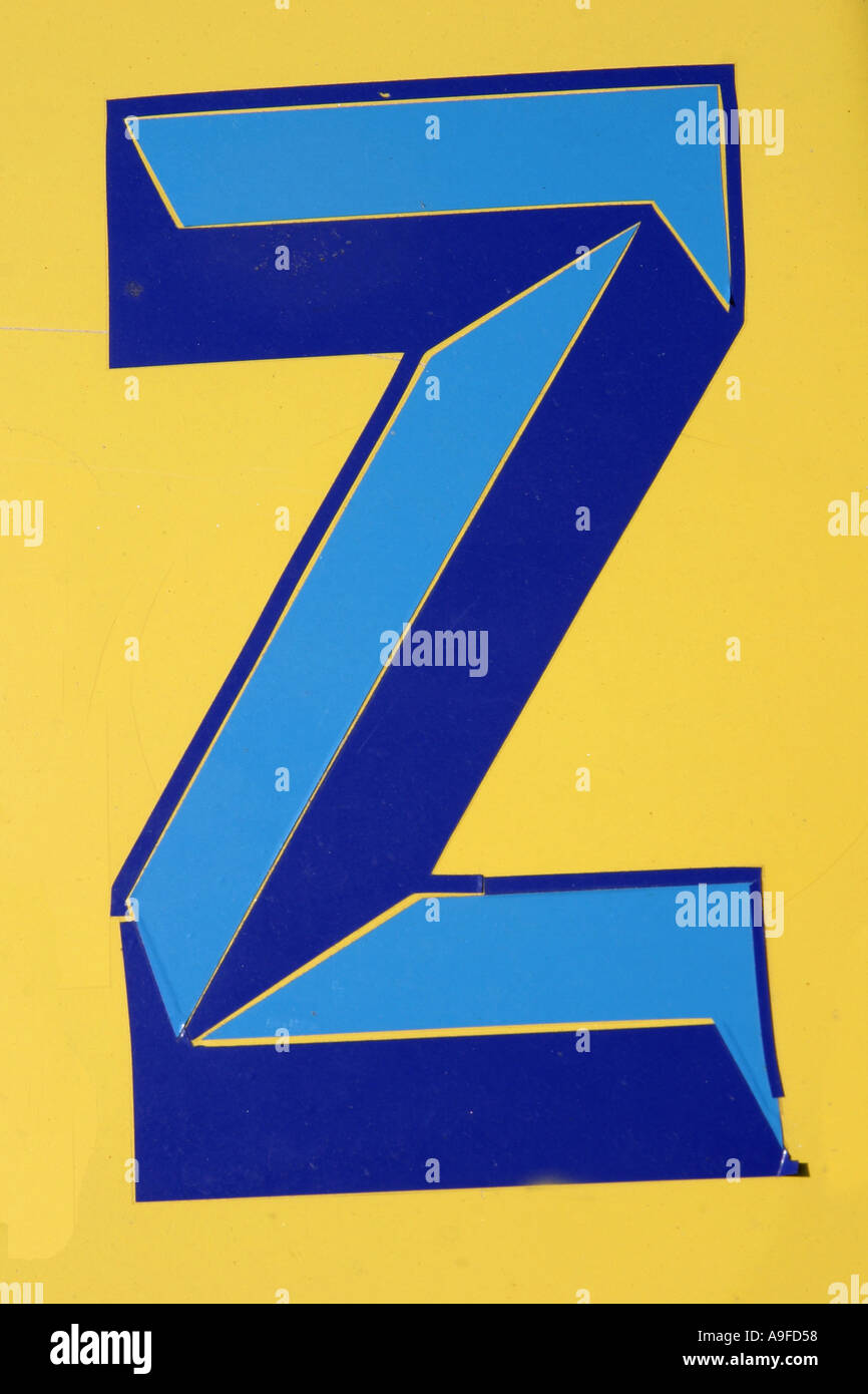 Letter z alphabet hi res stock photography and images alamy