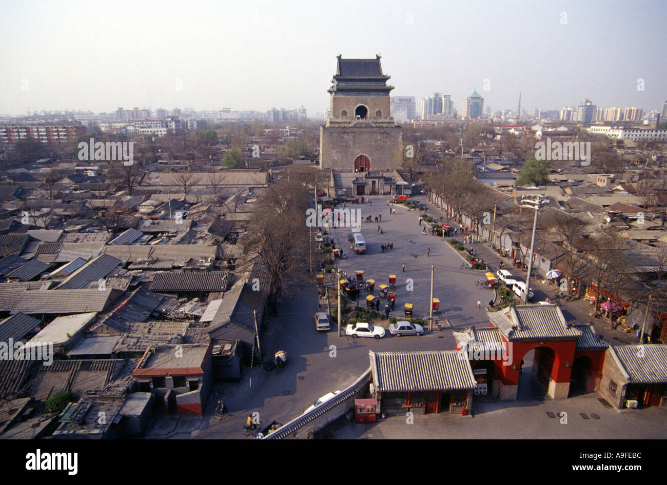 An old part of city in Beijing Stock Photo