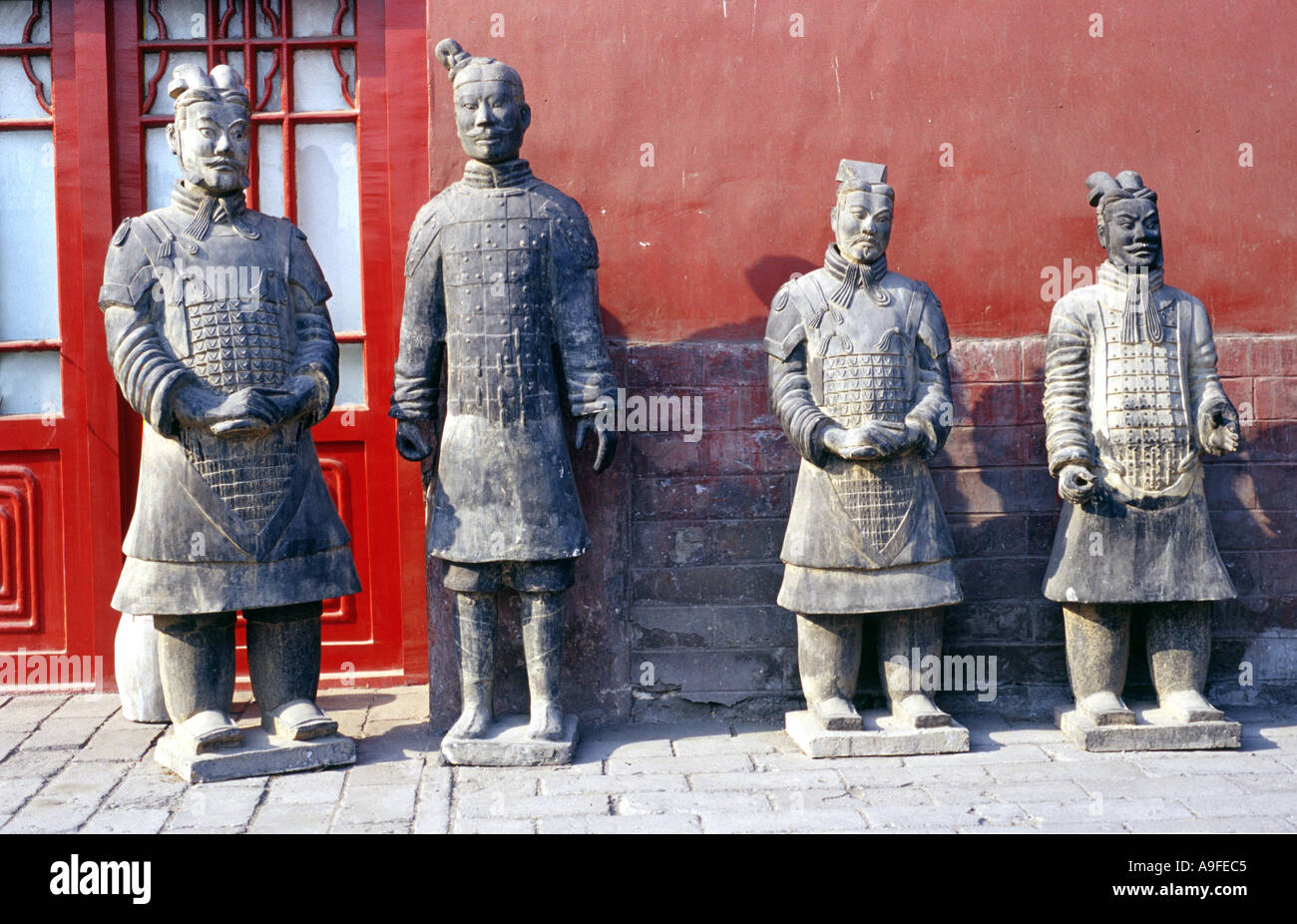 Terracotta warriors Stock Photo