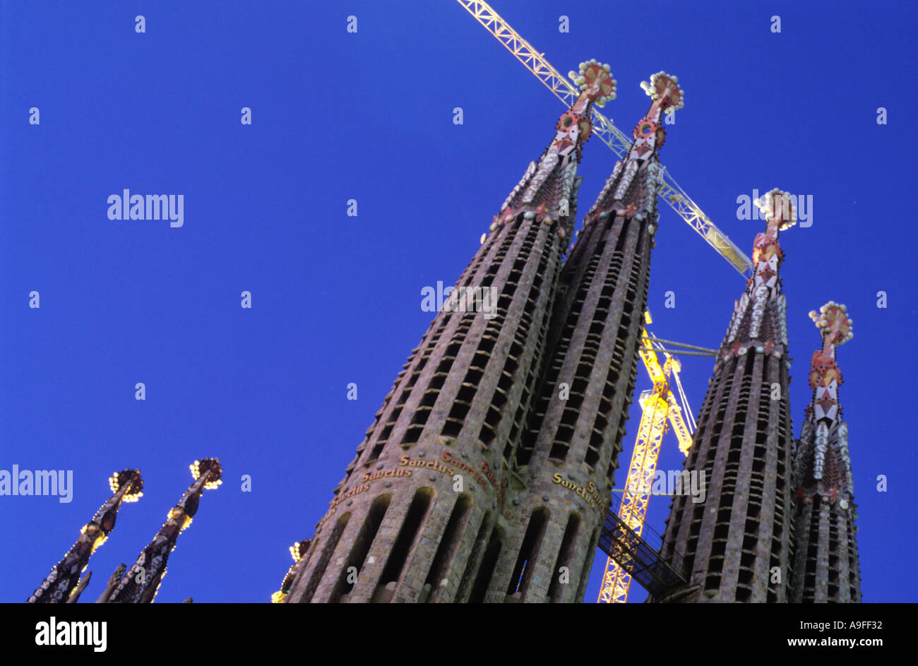 Sagrada Familia in Barcelona Spain Stock Photo