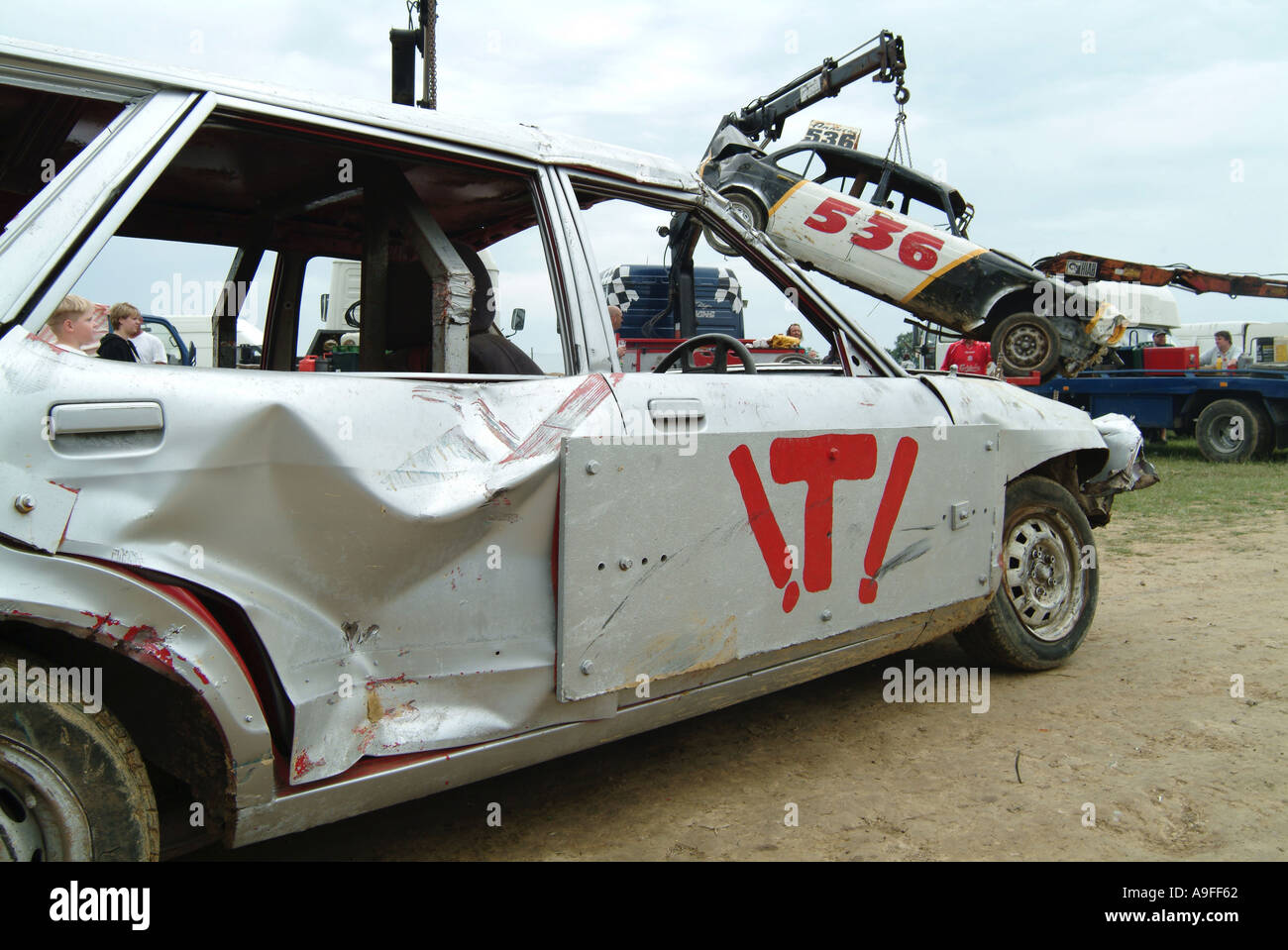 Ford granada dirt race car #9