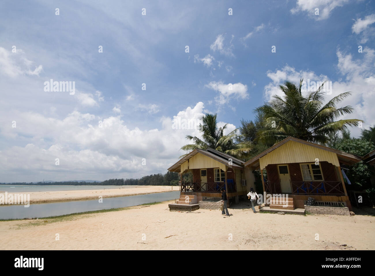 The beach at Cherating Malaysia Stock Photo - Alamy