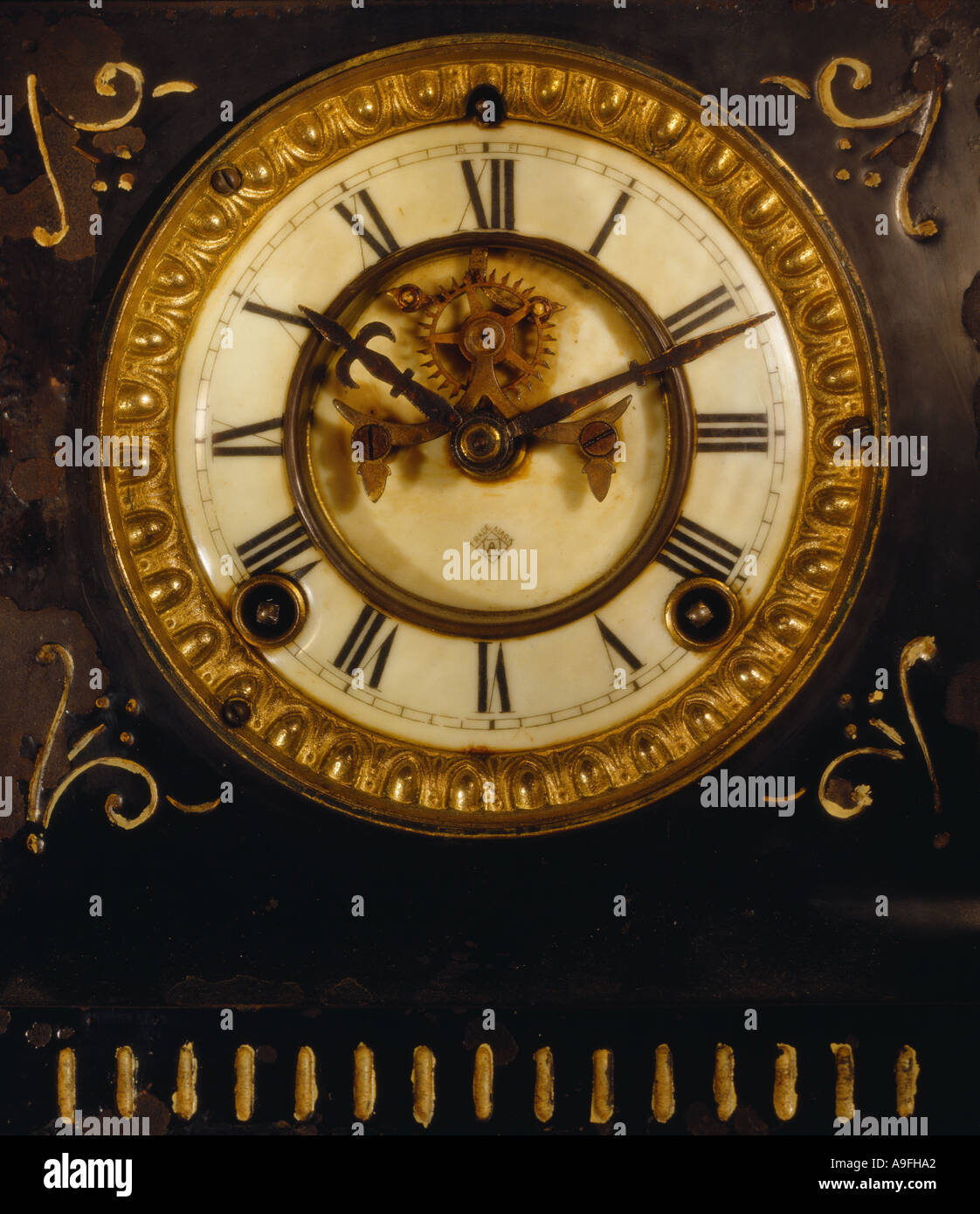antique clock face Stock Photo Alamy