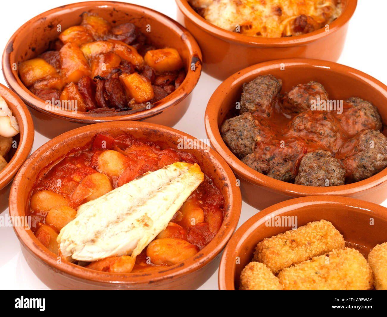 Selection of Tapas Stock Photo - Alamy