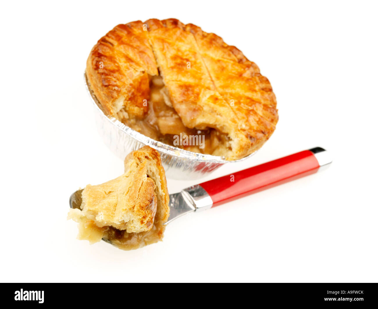 Chicken and Gravy Pie Stock Photo Alamy