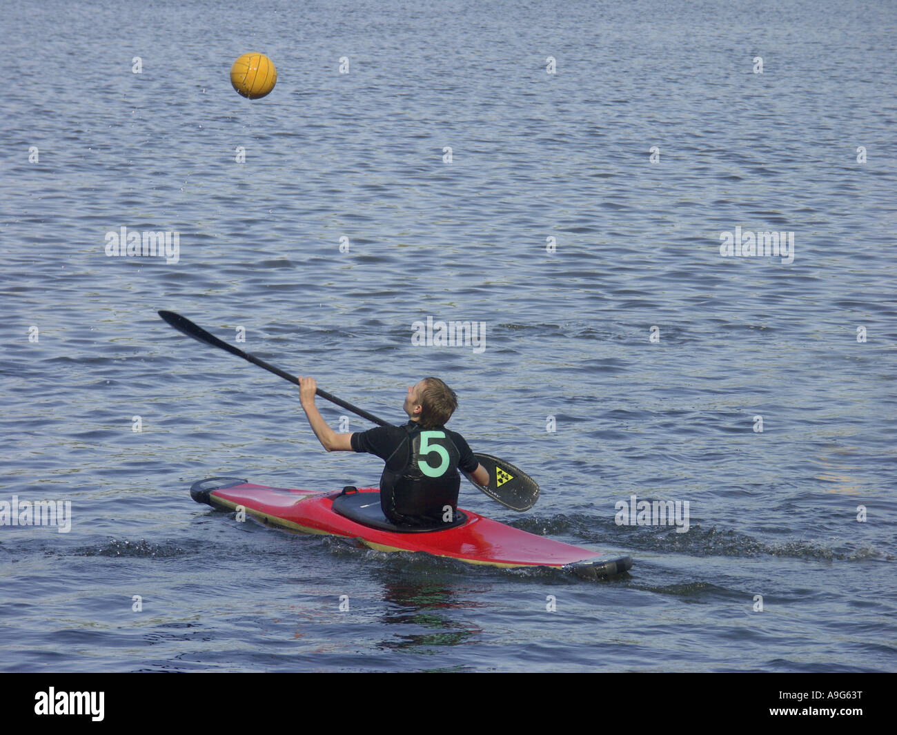 canoe water polo, Germany Stock Photo Alamy