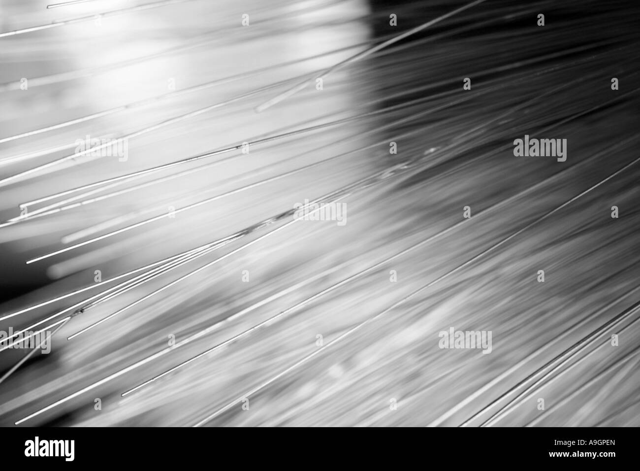 Fibre optic cables Black and White Stock Photos & Images Alamy