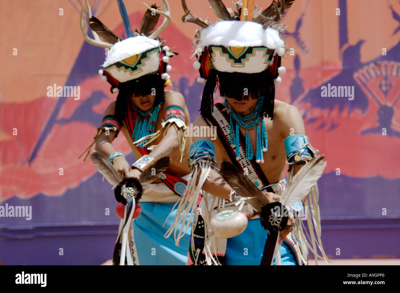 Indian ceremonial dance pueblo hi-res stock photography and images - Alamy