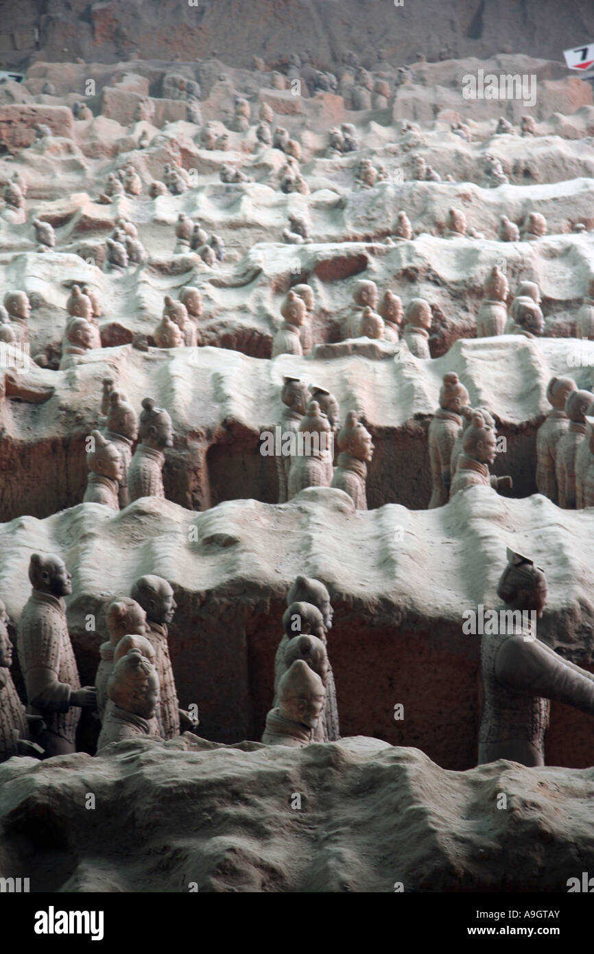 Terracotta Army Xian China Stock Photo Alamy