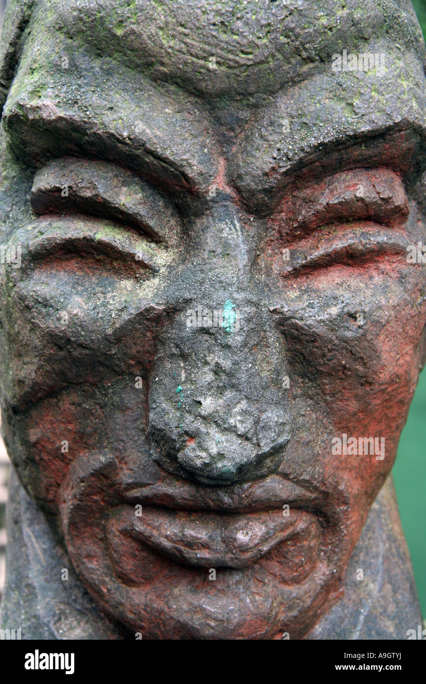 Face carved into rock hi-res stock photography and images - Alamy