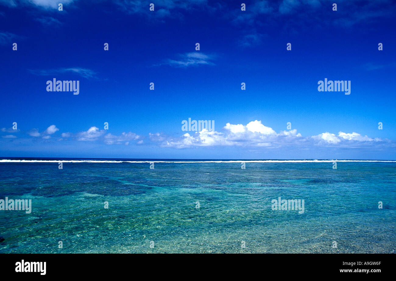 Lagoon in St Leu Reunion Island Stock Photo - Alamy
