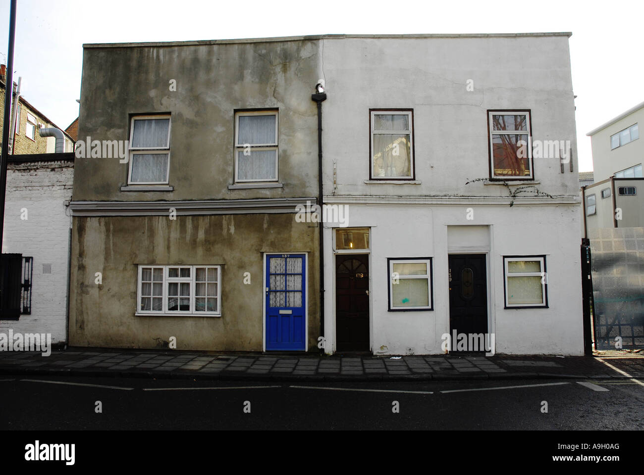 Houses in East London Stock Photo Alamy