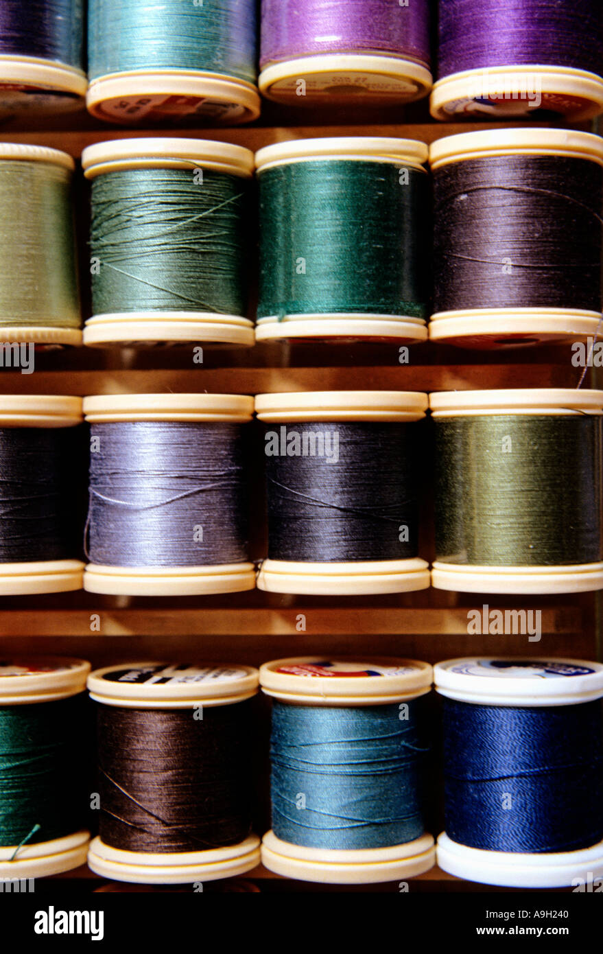Reels of thread Stock Photo - Alamy