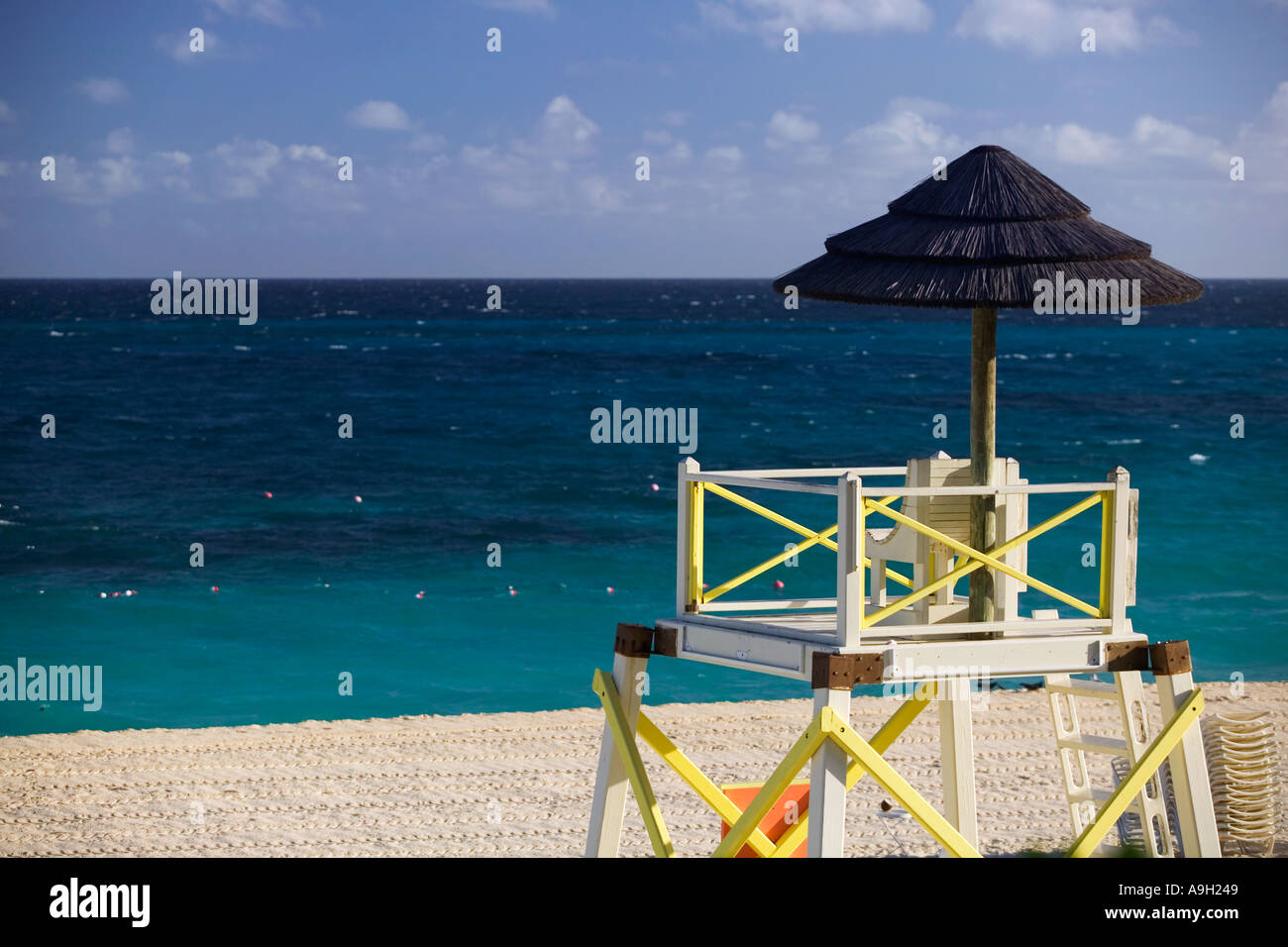 Cabbage Beach, Paradise Island, Nassau, Bahamas, Caribbean Stock Photo