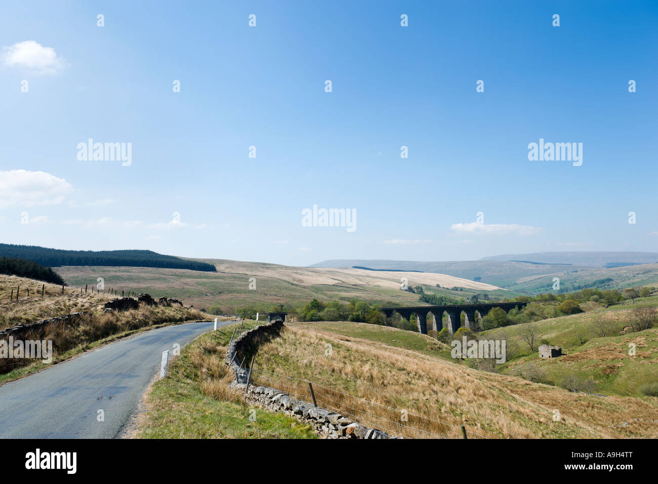 Dent Head Viaduct, Settle Carlisle Railway, Dentdale, Yorkshire Dales National Park, North Yorkshire, England Stock Photo