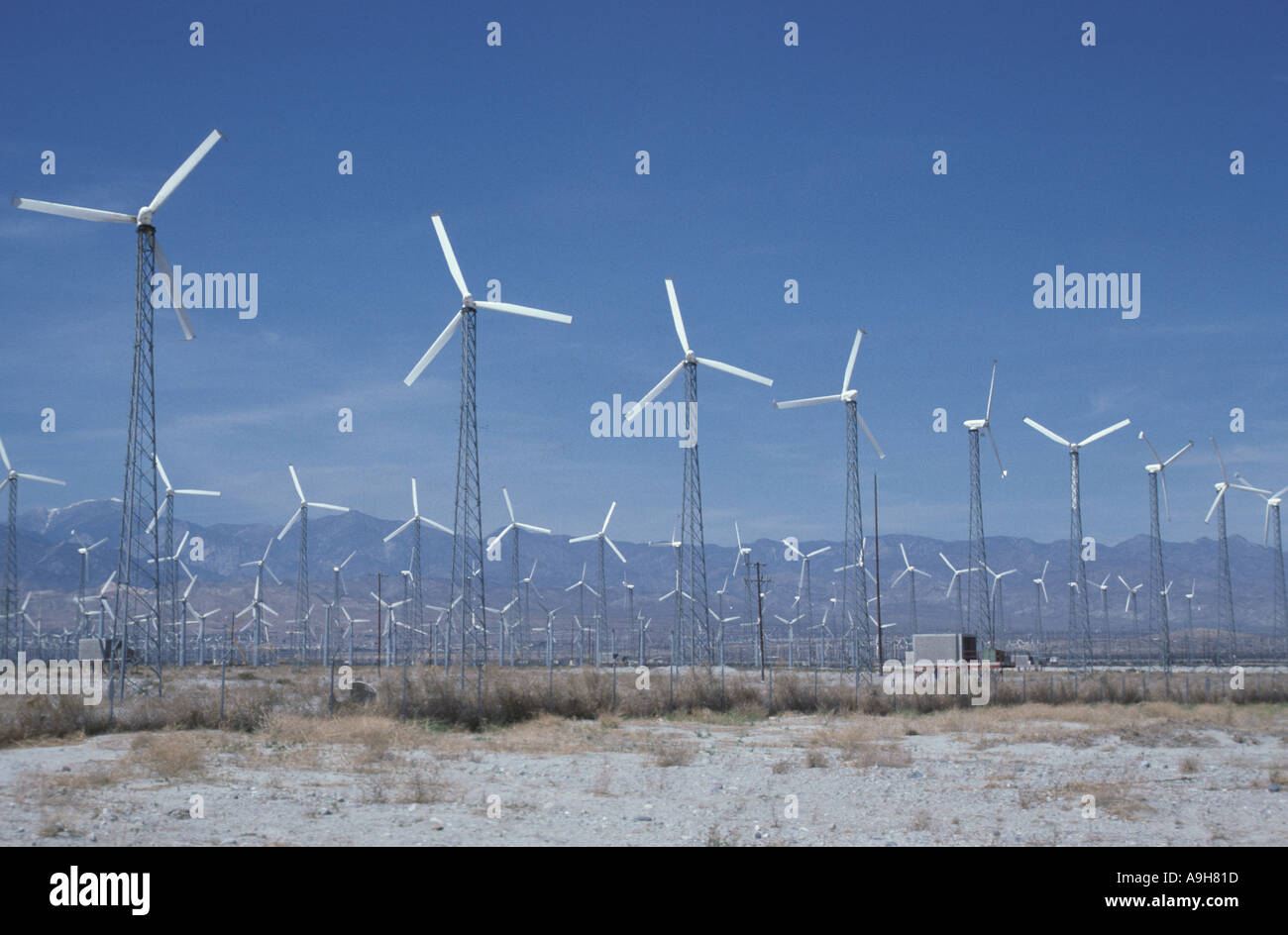 Power Wind Generator in California Power Wind Generator in California Stock Photo