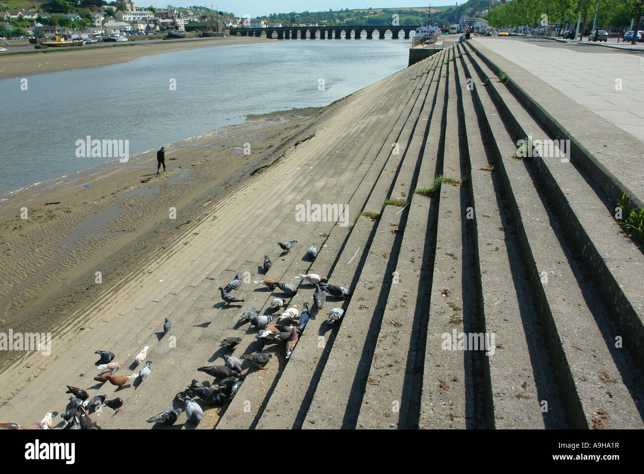 Bideford Steps North Devon England Stock Photo Alamy