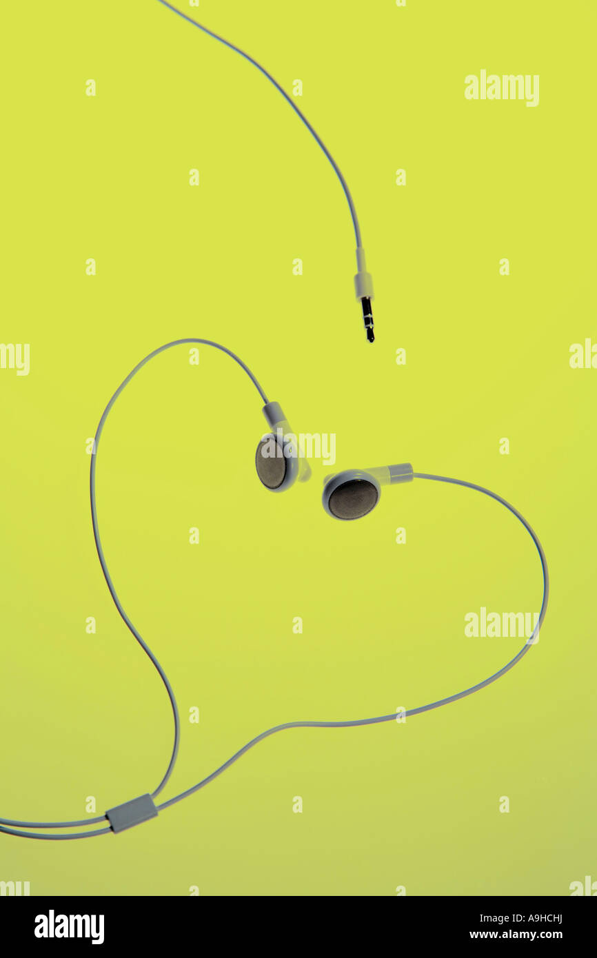 mp3 player headphones Stock Photo - Alamy