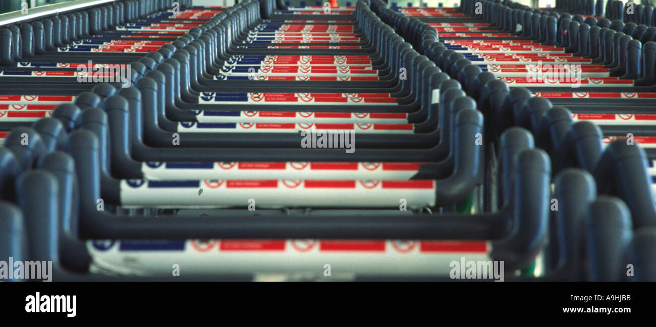 Airport trolley hires stock photography and images Alamy