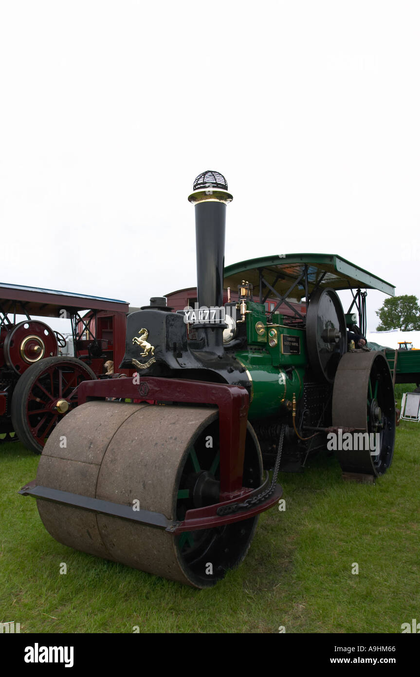 Steam roller engine Stock Photo Alamy