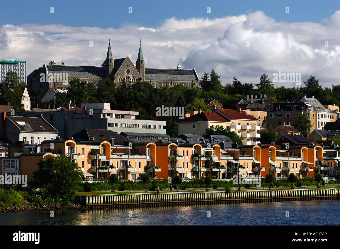 View of Trondheim, SorTrondelag, Norway Stock Photo Alamy