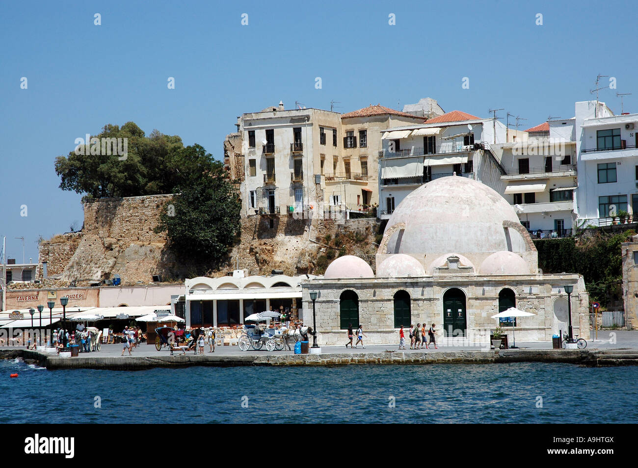 Janissaries Mosque, Chania, Crete, Greece Stock Photo Alamy